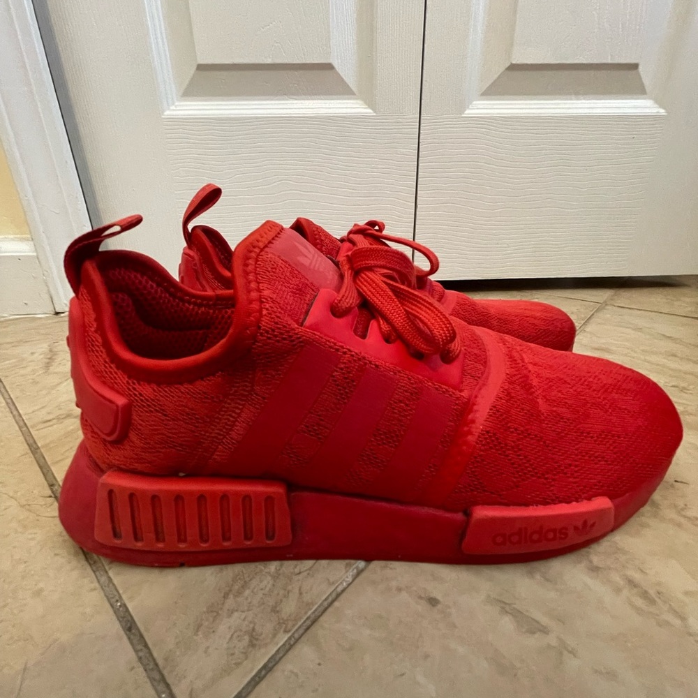 Bright Red Adidas